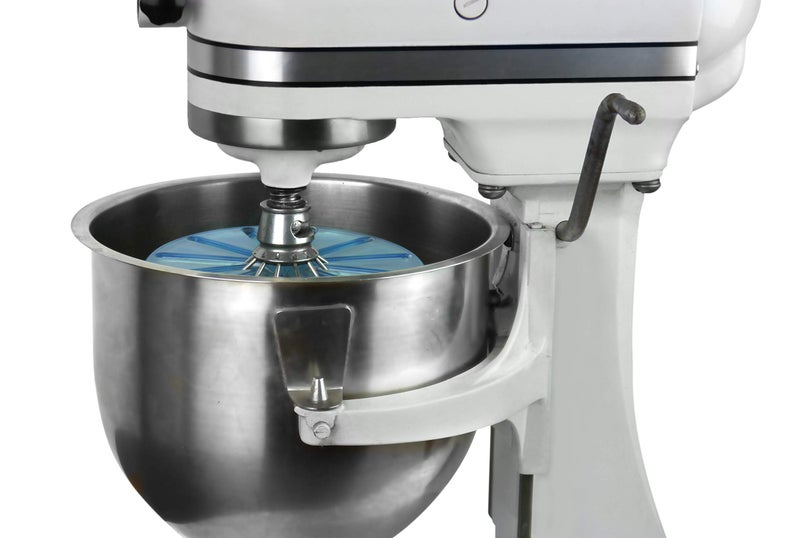 Whisk WiperÂ® PRO compatible with KitchenAid Bowl-Lift Stand Mixers - Mix Without The Mess - The Ultimate Stand Mixer Accessory - Only Compatible With 6-Wire Whisks (Glass Blue) - Image 2